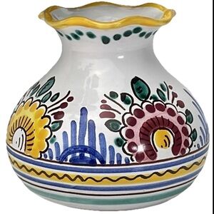 Czechoslovakia Pottery Miniature Small 3”  Vase
